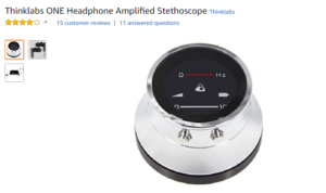 Thinklabs ONE Headphone Amplified Stethoscope
