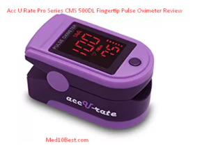 Acc U Rate Pro Series CMS 500DL Fingertip Pulse Oximeter Review