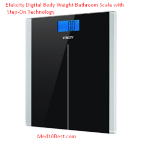 Etekcity Digital Body Weight Bathroom Scale with Step-On Technology