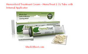 Hemorrhoid Treatment Cream - HemoTreat 1 Oz Tube with Internal Applicator