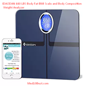 IDAODAN 440 LBS Body Fat BMI Scale and Body Composition Weight Analyzer