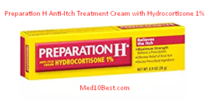 Preparation H Anti-Itch Treatment Cream with Hydrocortisone 1%